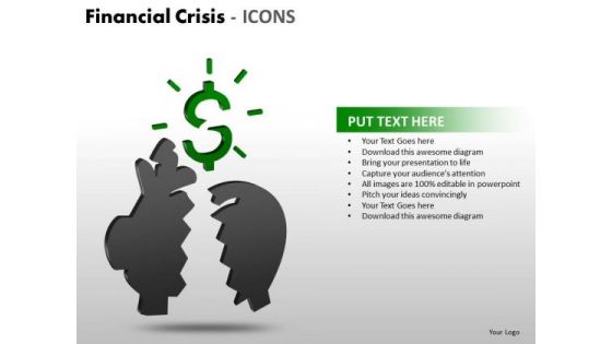 Business Finance Strategy Development Financial Crisis Icons Business Cycle Diagram