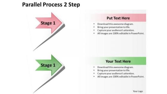 Business Finance Strategy Development Parallel Process 2 Step Sales Diagram Business Finance Strategy Development Parallel Process 2 Step Sales Diagram