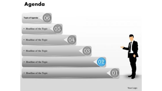 Business Finance Strategy Development Six Staged Agenda Consulting Diagram