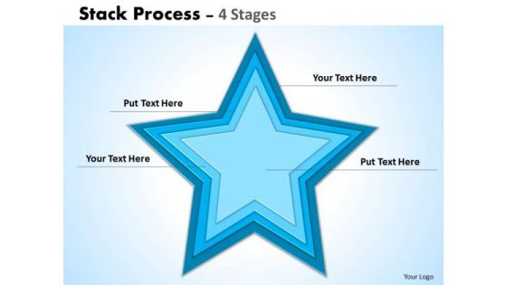 Business Finance Strategy Development Stack Process 4 Sales Diagram