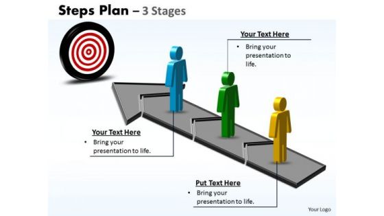 Business Finance Strategy Development Steps Plan 3 Stages Style 3 Marketing Diagram