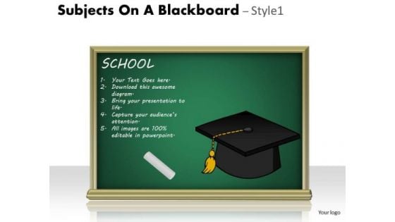 Business Finance Strategy Development Subjects On A Blackboard Consulting Diagram