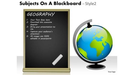 Business Finance Strategy Development Subjects On A Blackboard Marketing Diagram