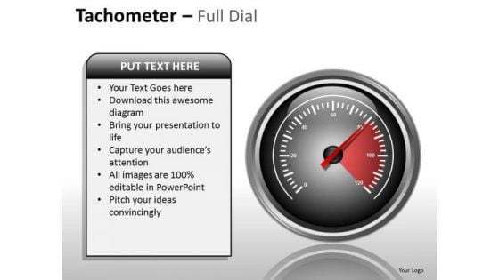 Business Finance Strategy Development Tachometer Full Dial Sales Diagram