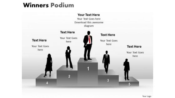 Business Finance Strategy Development Winners Podium Consulting Diagram