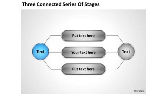 Business Flow Diagram Series Of Stages Ppt PowerPoint Templates Backgrounds For Slides