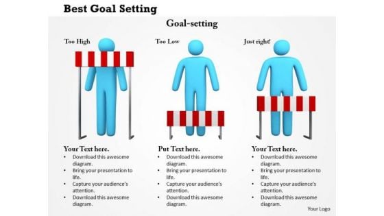 Business Framework Best Goal Setting PowerPoint Presentation