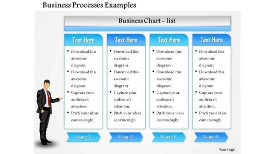 Business Framework Business Processes Examples PowerPoint Presentation