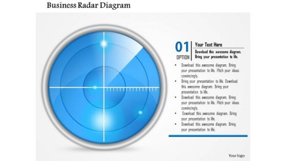 Business Framework Business Radar Diagram PowerPoint Presentation