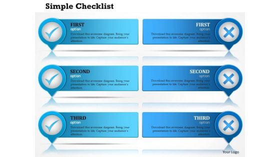 Business Framework Checklist PowerPoint Presentation