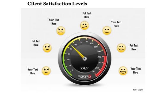 Business Framework Client Satisfaction Levels PowerPoint Presentation