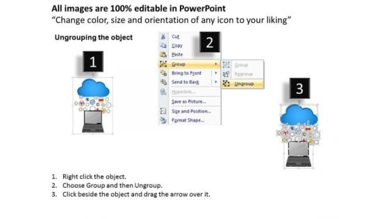 Business Framework Cloud Computing Icon PowerPoint Presentation