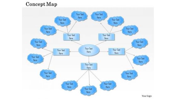 Business Framework Concept Map PowerPoint Presentation