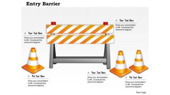 Business Framework Entry Barrier PowerPoint Presentation