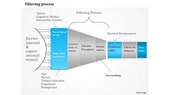 Business Framework Filtering Process PowerPoint Presentation