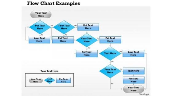 Business Framework Flow Charts Examples PowerPoint Presentation