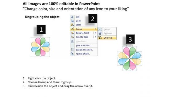 Business Framework Flower Diagram PowerPoint Presentation