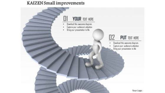 Business Framework Kaizen Small Improvements PowerPoint Presentation