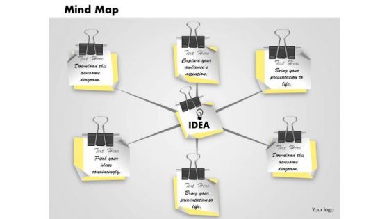 Business Framework Mindmap Download PowerPoint Presentation