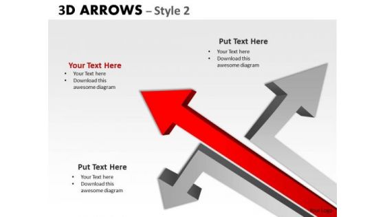 Business Framework Model 3d Arrows Styli Consulting Diagram