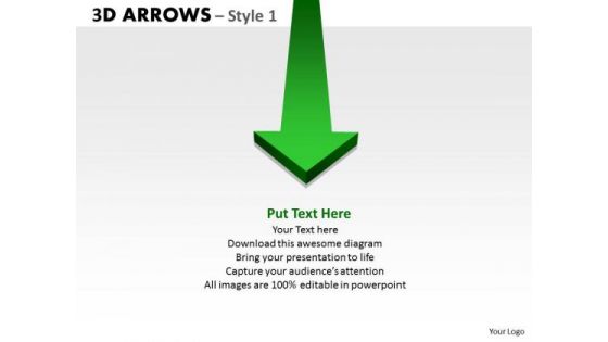 Business Framework Model 3d Arrows Styli Strategy Diagram