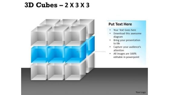 Business Framework Model 3d Cubes 2x3x3 Mba Models And Frameworks