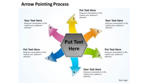 Business Framework Model Arrow Pointing Process Consulting Diagram