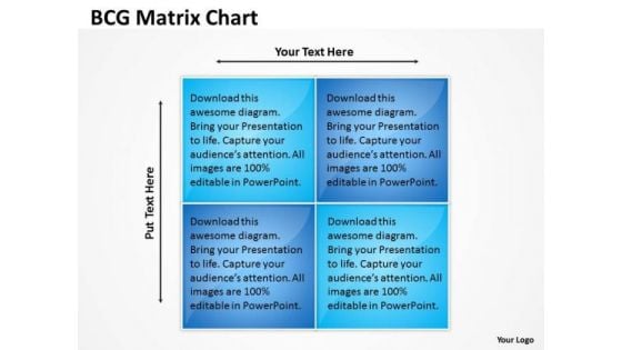 Business Framework Model Bcg Form Chart Marketing Diagram