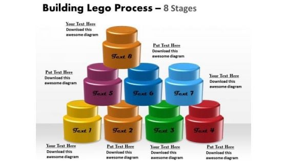 Business Framework Model Building Lego Process 8 Stages Strategy Diagram