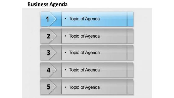 Business Framework Model Business Agenda Strategy Diagram