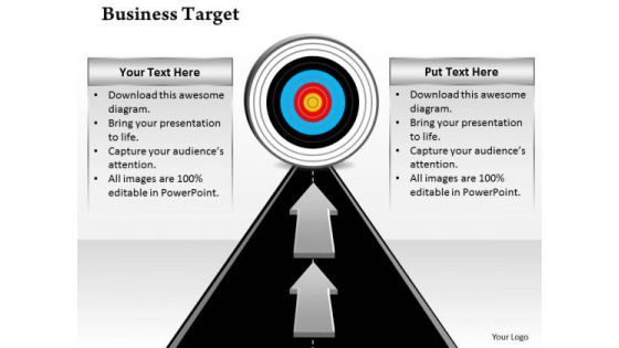 Business Framework Model Business Goals And Targets Marketing Diagram