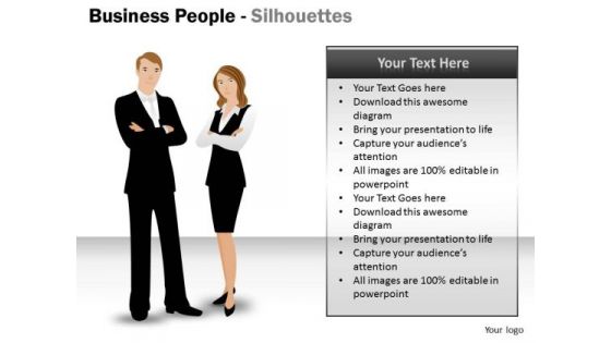 Business Framework Model Business People Silhouettes Sales Diagram Business Framework Model Business People Silhouettes Sales Diagram
