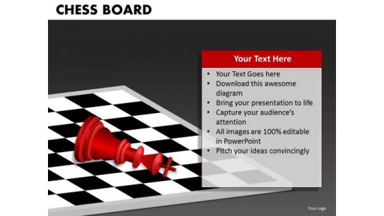 Business Framework Model Chess Board Marketing Diagram