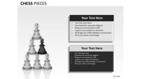 Business Framework Model Chess Pieces Strategic Management