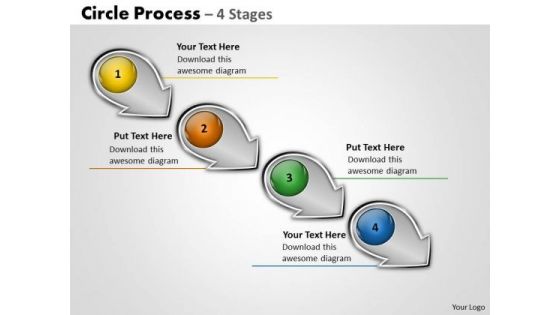 Business Framework Model Circle Arrow Process Business Cycle Diagram