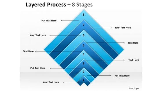 Business Framework Model Layered Marketing Diagram