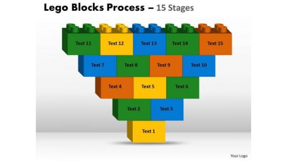 Business Framework Model Lego Blocks 15 Stages Strategic Management