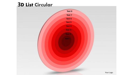 Business Framework Model List Circular Diagram Strategic Management