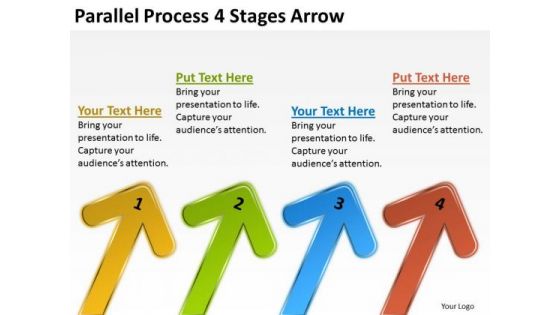 Business Framework Model Parallel Process 4 Stages Arrow Consulting Diagram Business Framework Model Parallel Process 4 Stages Arrow Consulting Diagram