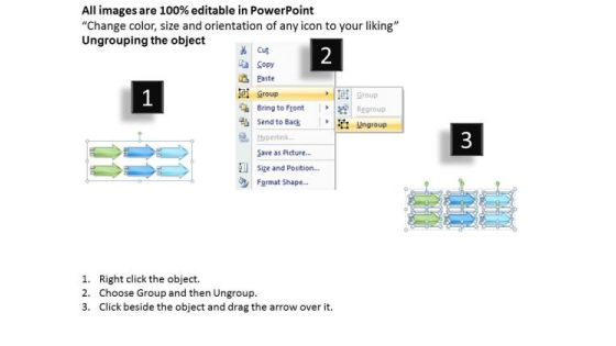 Business Framework Model Parallel Process Strategy Diagram Slide02