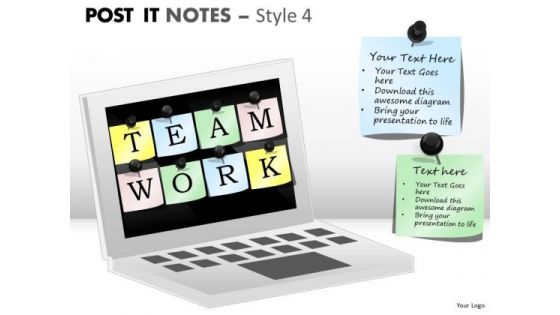 Business Framework Model Post It Notes Style Business Diagram Business Framework Model Post It Notes Style Business Diagram
