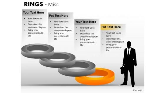 Business Framework Model Rings Misc Business Diagram