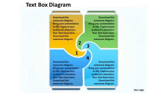 Business Framework Model Text Box Diagram For Business Consulting Diagram