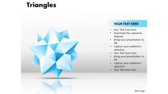 Business Framework Model Triangles Strategy Diagram