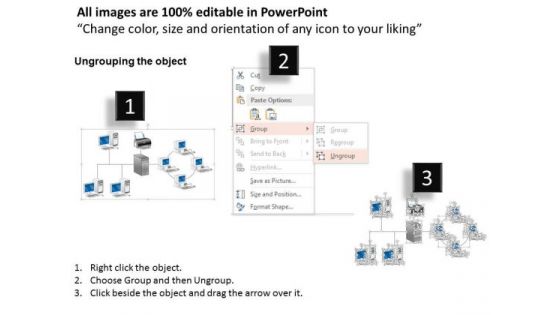 Business Framework Network Diagram Sample PowerPoint Presentation