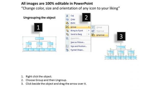 Business Framework Organizational Chart Sample PowerPoint Presentation