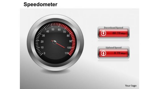 Business Framework PowerPoint Speedometer PowerPoint Presentation