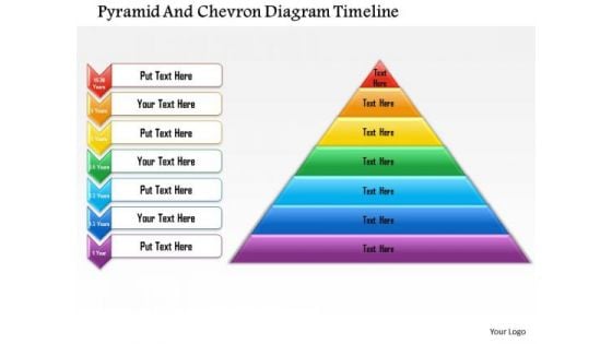 Business Framework Pyramid And Chevron Diagram Timeline PowerPoint Presentation