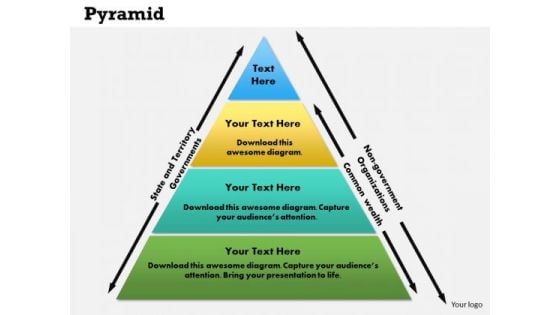 Business Framework Pyramid PowerPoint Presentation