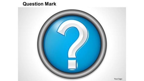 Business Framework Question Mark Template PowerPoint Presentation